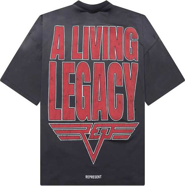 Tricouri REPRESENT Living Legacy T-Shirt GREY Barbati (BM 19463339) 2