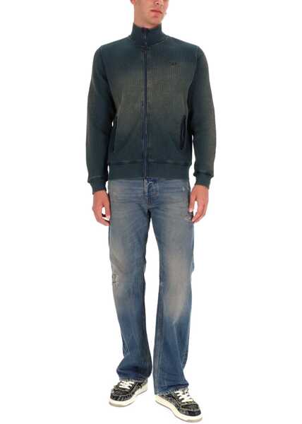Bluze de trening Diesel Zip Sweatshirt. BLUE Barbati (BM 19463345) 2
