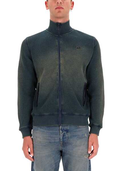 Bluze de trening Diesel Zip Sweatshirt. BLUE Barbati (BM 19463345) 1