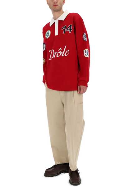 Tricouri Polo DRLE DE MONSIEUR Polo Shirt Racing RED Barbati (BM 19463348) 2