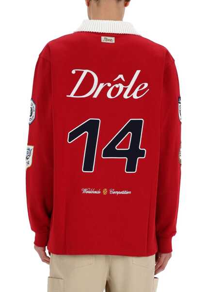 Tricouri Polo DRLE DE MONSIEUR Polo Shirt Racing RED Barbati (BM 19463348) 3