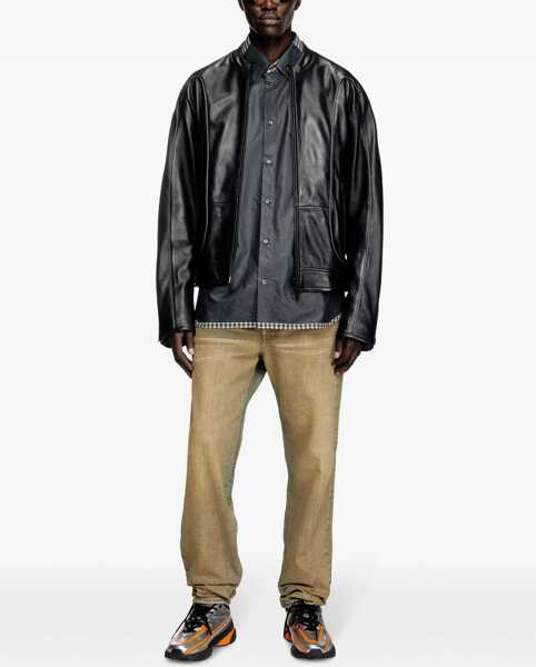 Geci de piele Diesel L-Krixy Jacket BLACK Barbati (BM 19463360) 2