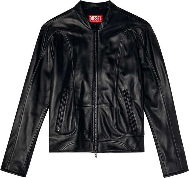 Geci de piele Diesel L-Krixy Jacket BLACK Barbati (BM 19463360) 1