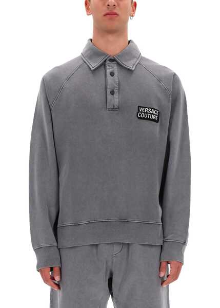 Bluze de trening Versace Jeans Couture Sweatshirt With Logo GREY Barbati (BM 19463396) 1