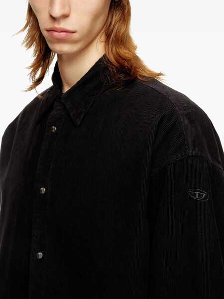 Camasi casual Diesel S-Baggy-Padd-Hgbk Shirt BLACK Barbati (BM 19463402) 5