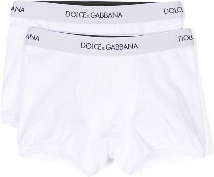 Costume de baie Dolce & Gabbana Bi-Pack Boxer WHITE Baieti (BM 19463423) 1