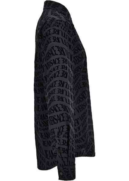 Camasi casual Versace Jeans Couture Printed Shirt BLACK Barbati (BM 19463432) 2