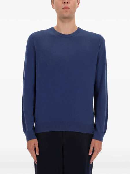 Pulovere Hugo Boss Cashmere Sweater BLUE Barbati (BM 19463450) 1
