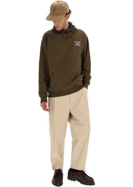 Bluze de trening DRLE DE MONSIEUR Slogan Sweatshirt BROWN Barbati (BM 19463513) 2