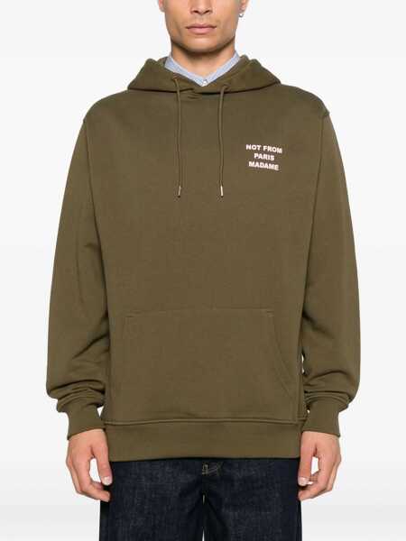 Bluze de trening DRLE DE MONSIEUR Slogan Sweatshirt BROWN Barbati (BM 19463513) 4