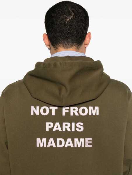 Bluze de trening DRLE DE MONSIEUR Slogan Sweatshirt BROWN Barbati (BM 19463513) 5