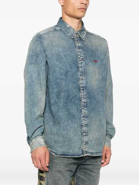 Camasi casual Diesel D-Simply Shirt DENIM Barbati (BM 19463519) 3
