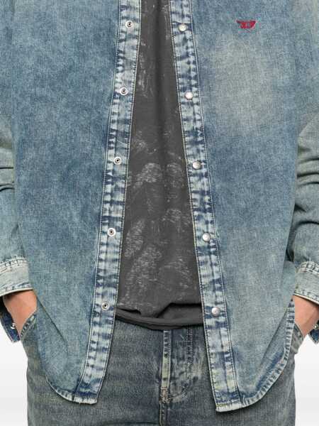 Camasi casual Diesel D-Simply Shirt DENIM Barbati (BM 19463519) 5
