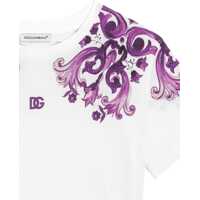 Tricouri pentru Fete - Tricouri Dolce & Gabbana Baroque T-Shirt MULTICOLOUR Fete (BM 19463525) - B-mall.ro