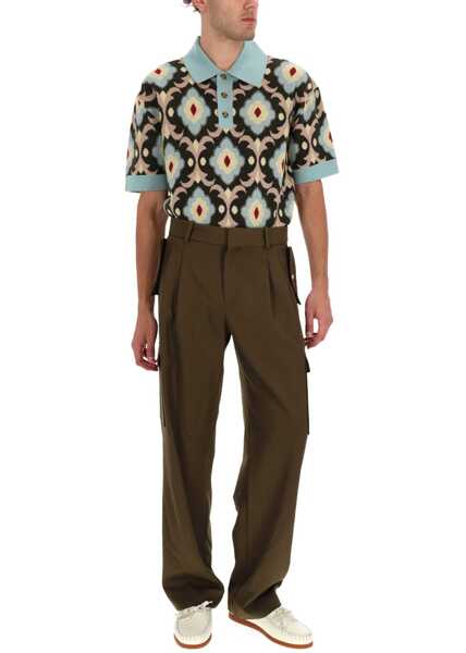 Tricouri Polo DRLE DE MONSIEUR Wool Polo. BROWN Barbati (BM 19463558) 2