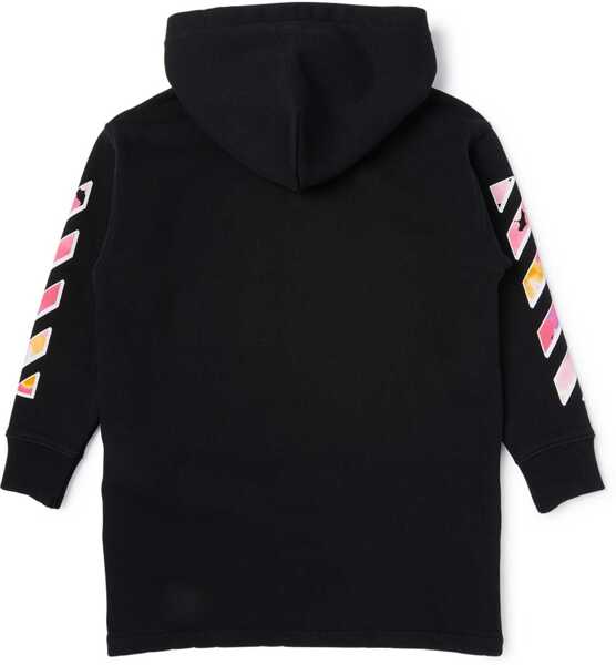 Rochii casual Off-White Watercolor Hoodie Dress BLACK Fete (BM 19463573) 2