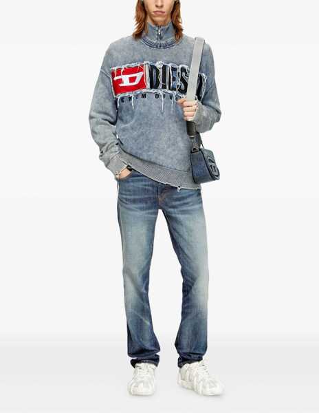 Pulovere casual Diesel K-Fronzi Jersey With Logo DENIM Barbati (BM 19463672) 2