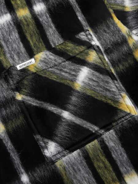 Camasi casual REPRESENT Textured Overshirt BLACK Barbati (BM 19463714) 3