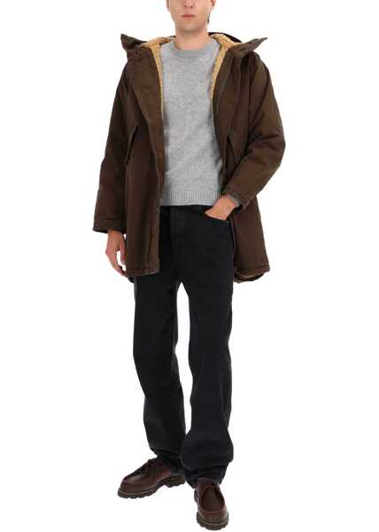 Geci Parka Aspesi Hooded Parka MILITARY GREEN Barbati (BM 19463717) 2