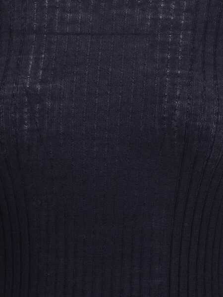 Pulovere Cruna Lightweight wool crew-neck Sweater NOTTE Femei (BM 19464056) 4