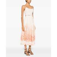 Rochii lungi Dama - Rochii lungi ZIMMERMANN Wanderlust Corset Midi Dress CORAL-TOILE Femei (BM 19464071) - B-mall.ro