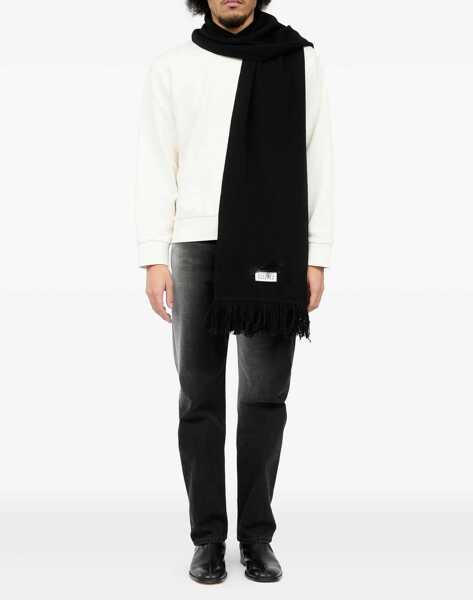 Esarfe MM6 Maison Margiela Wool Scarf BLACK Femei (BM 19464080) 3