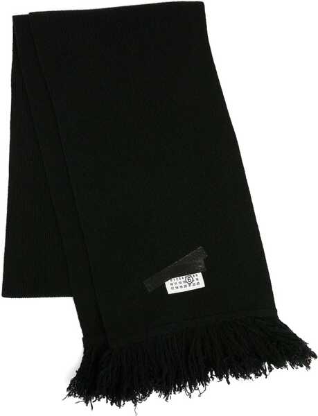 Esarfe MM6 Maison Margiela Wool Scarf BLACK Femei (BM 19464080) 1