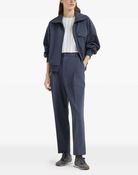 Cardigane Brunello Cucinelli Cotton Cardigan BLU FREDDO Femei (BM 19464086) 2