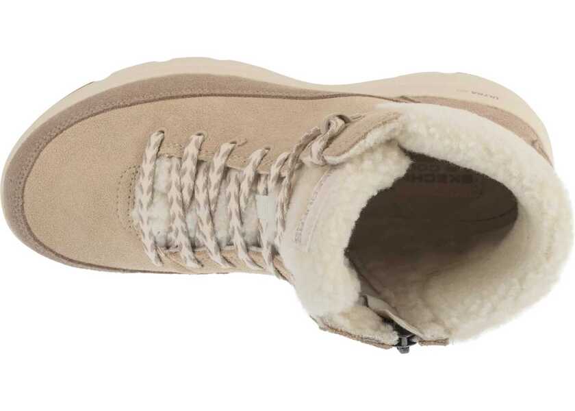 Bocanci de iarna SKECHERS Glacial Ultra - Autumn Days Beige Femei (BM 19464143) 3