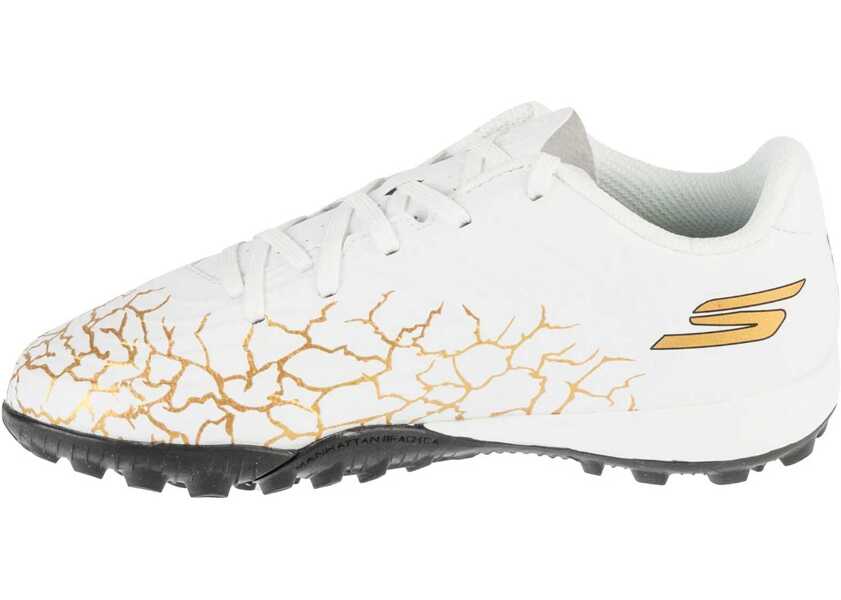 Ghete fotbal SKECHERS Skx 1.5 Jr Youth Fg White Baieti (BM 19464212) 2