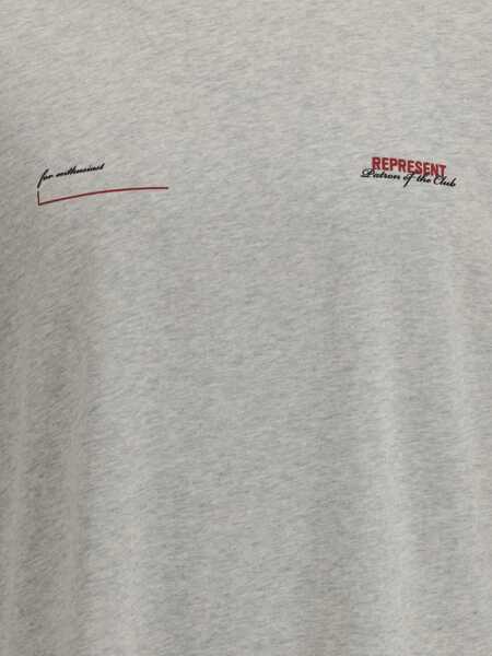 Tricouri REPRESENT Logoed T-Shirt CREAM MARL Barbati (BM 19464338) 3