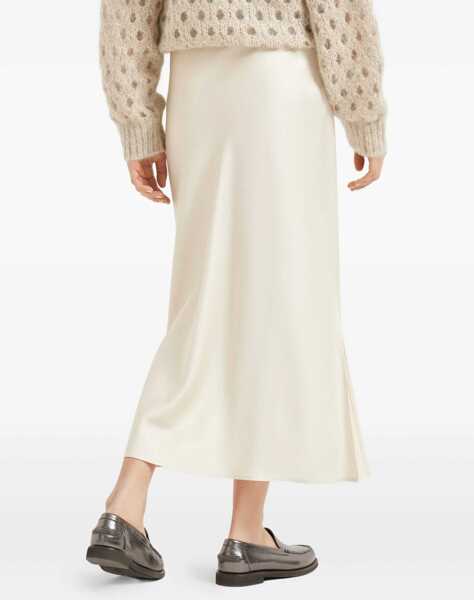Fuste Brunello Cucinelli Fabric Skirt BUTTER Femei (BM 19464350) 4