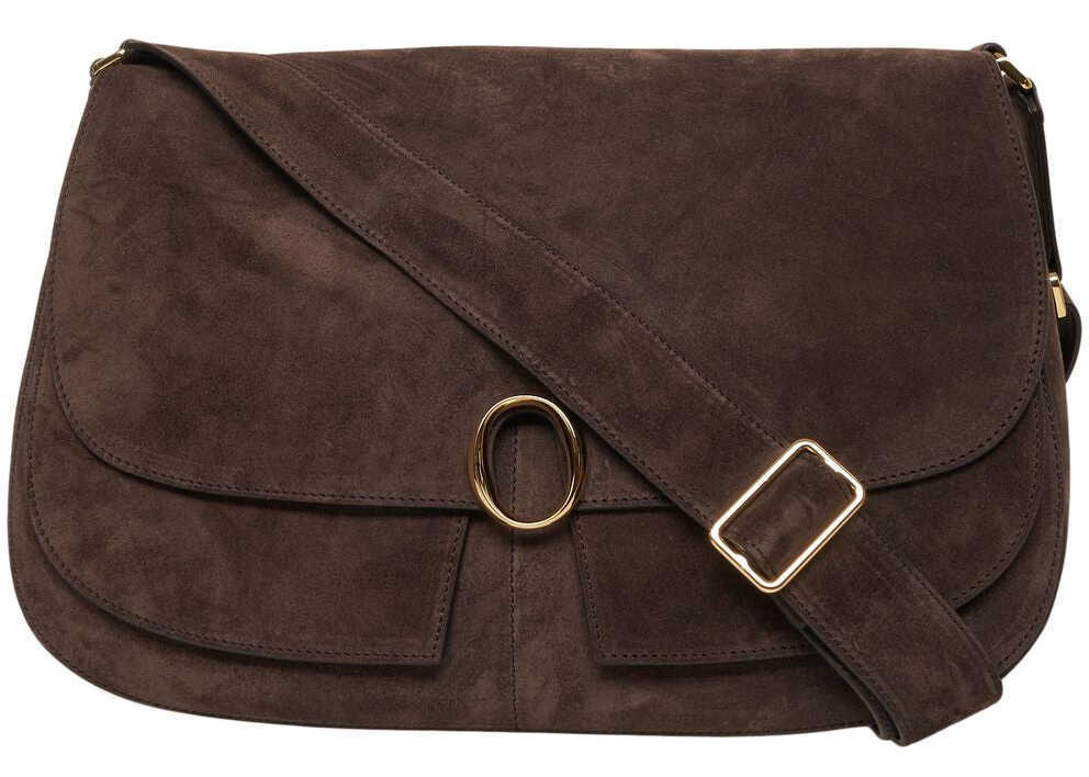 Genti de umar Orciani Suede shoulder bag Brown Femei (BM 19475165) 2