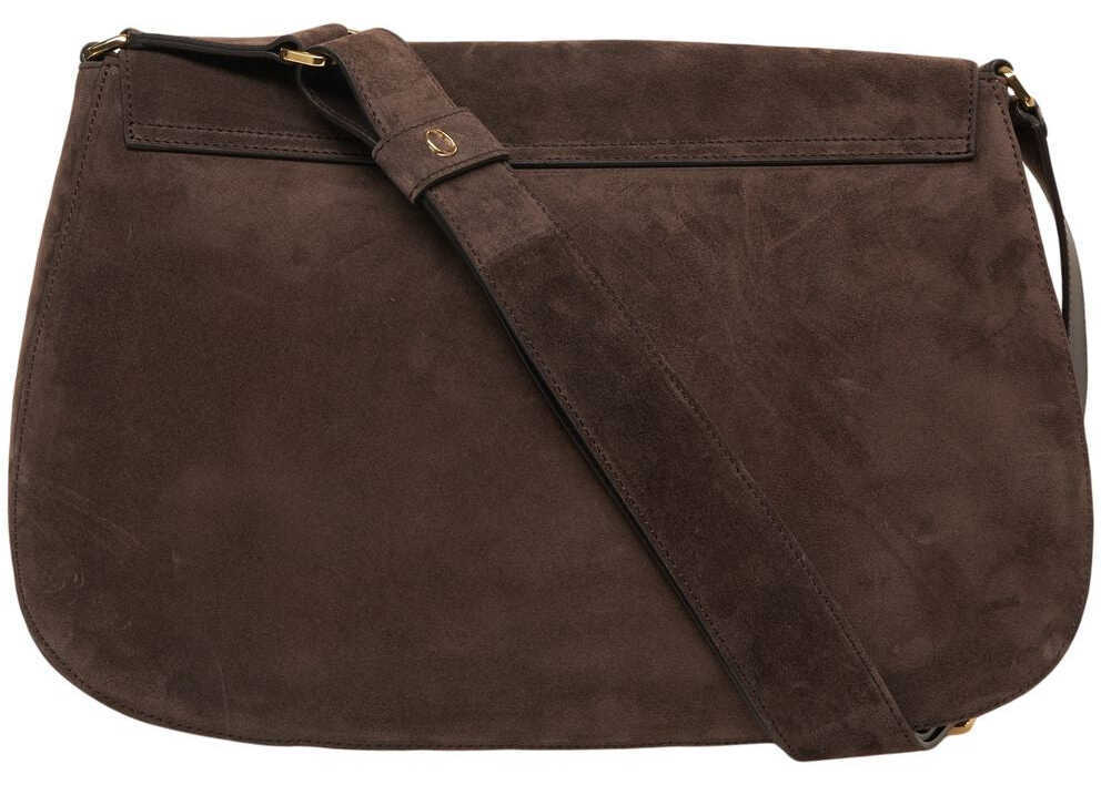 Genti de umar Orciani Suede shoulder bag Brown Femei (BM 19475165) 3