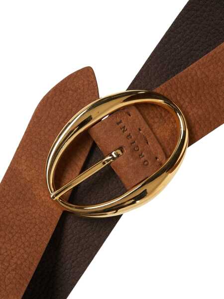 Curele Orciani Leather belt Brown Femei (BM 19475171) 3