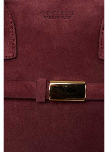 Genti de mana Orciani Suede handbag Red Femei (BM 19475174) 5