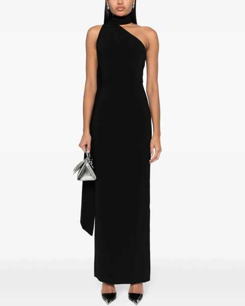 Rochii elegante SOLACE LONDON Demi Maxi Dress BLACK Femei (BM 19475204) 2