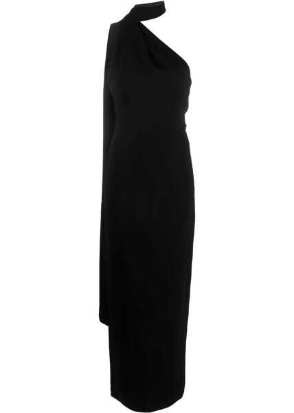 Rochii elegante SOLACE LONDON Demi Maxi Dress BLACK Femei (BM 19475204) 1