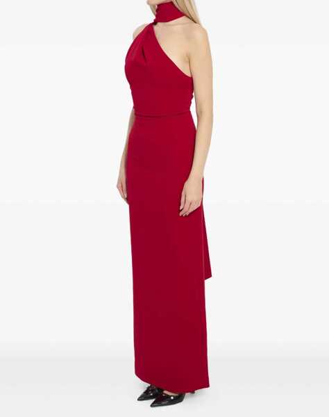 Rochii elegante SOLACE LONDON Demi Maxi Dress RED Femei (BM 19475207) 2