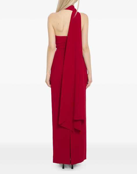 Rochii elegante SOLACE LONDON Demi Maxi Dress RED Femei (BM 19475207) 4