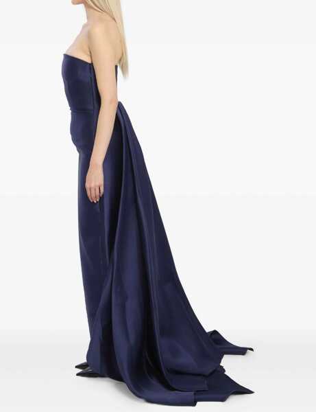Rochii elegante SOLACE LONDON Imani Maxi Dress BLUE Femei (BM 19475210) 3
