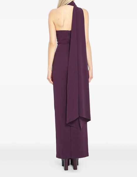 Rochii elegante SOLACE LONDON Demi Maxi Dress PURPLE Femei (BM 19475213) 4