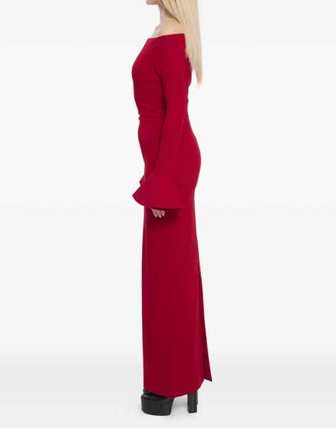 Rochii elegante SOLACE LONDON Anica Maxi Dress RED Femei (BM 19475216) 3