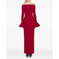 Rochii SOLACE LONDON Dama - Rochii elegante SOLACE LONDON Anica Maxi Dress RED Femei (BM 19475216) - B-mall.ro