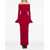 SOLACE LONDON Anica Maxi Dress RED