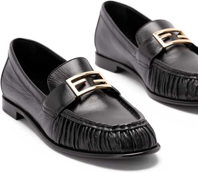 Mocasini Fendi Nappa Baguette Loafers NERO Femei (BM 19475231) 3