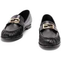 Mocasini Dama - Mocasini Fendi Nappa Baguette Loafers NERO Femei (BM 19475231) - B-mall.ro
