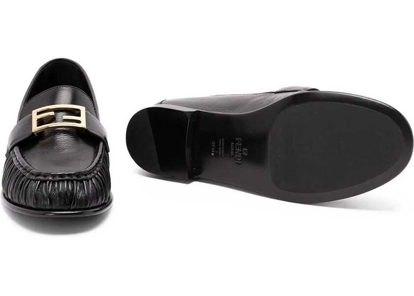 Mocasini Fendi Nappa Baguette Loafers NERO Femei (BM 19475231) 5