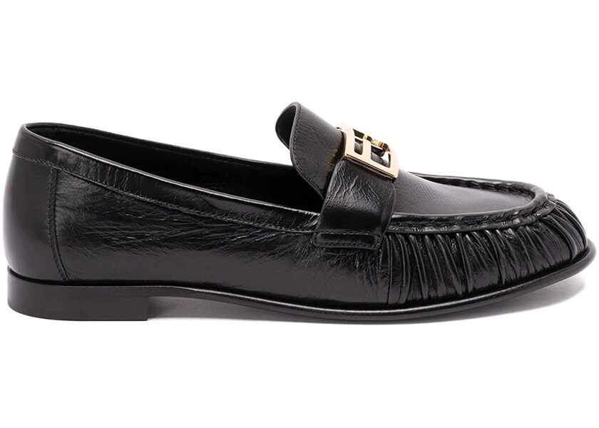 Mocasini Fendi Nappa Baguette Loafers NERO Femei (BM 19475231) 1
