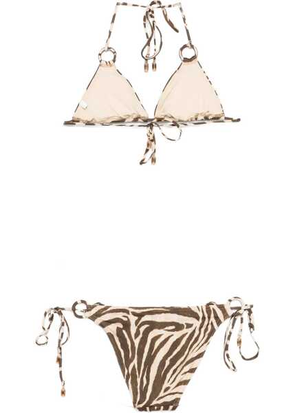 Costume de baie intregi ZIMMERMANN Wanderlust ring-tie Bikini ZEBRA Femei (BM 19475270) 2